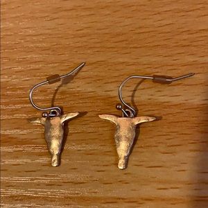 Bull skull earrings